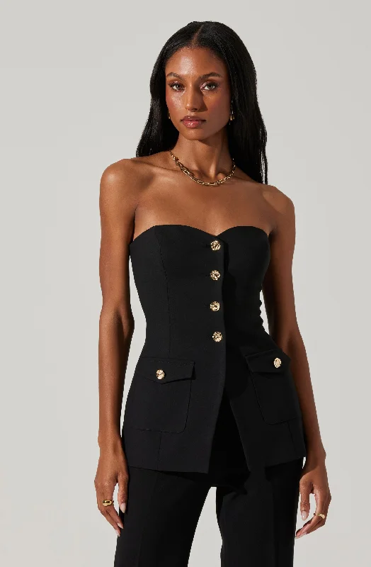 Milani Tailored Bustier Top