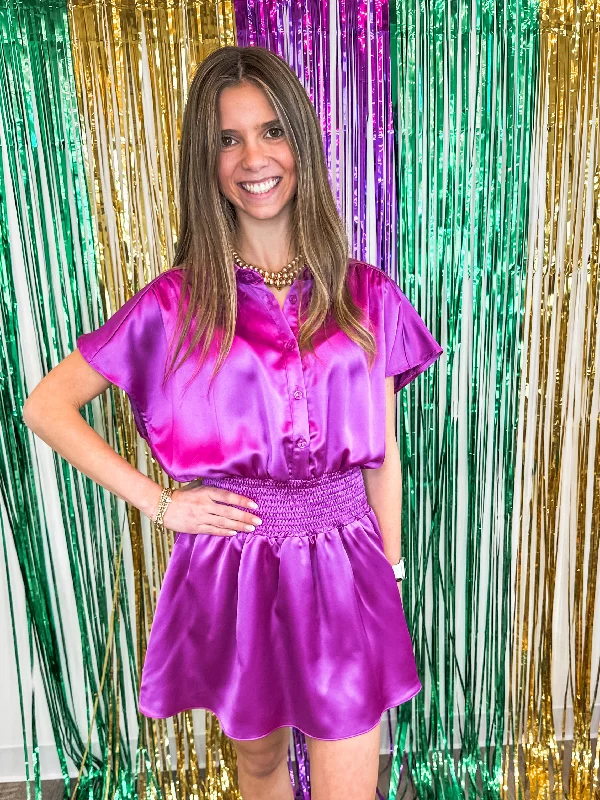 Playful Purple Romper