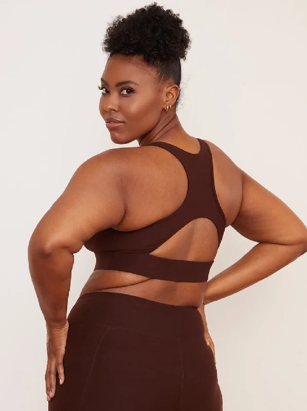 Racerback Bra - Chai