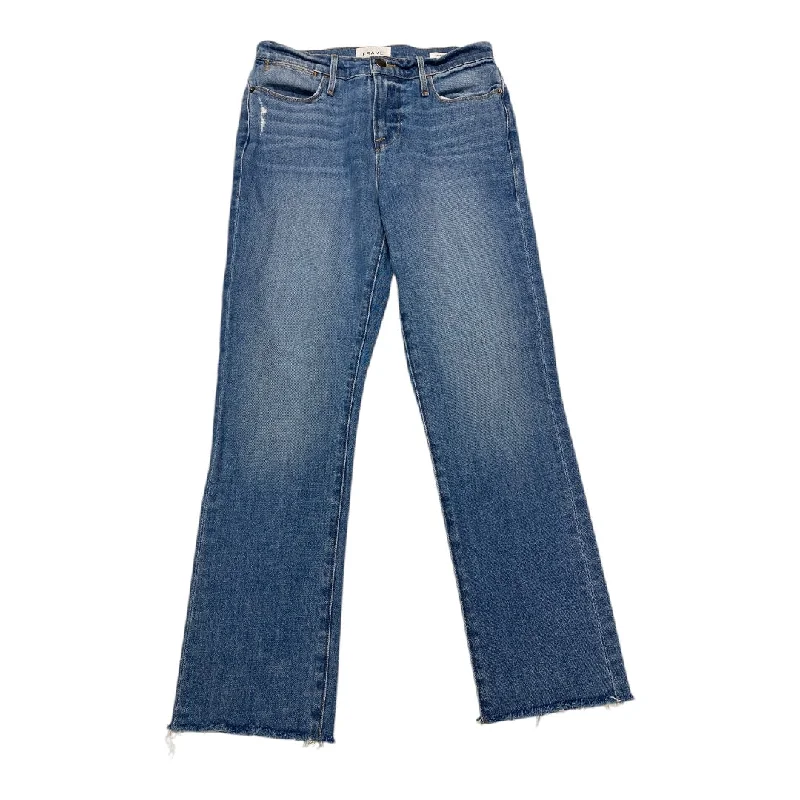 Jeans Straight By Frame In Blue, Size:2