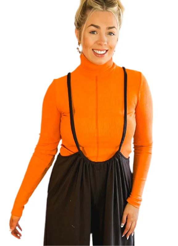 Orange Turtleneck