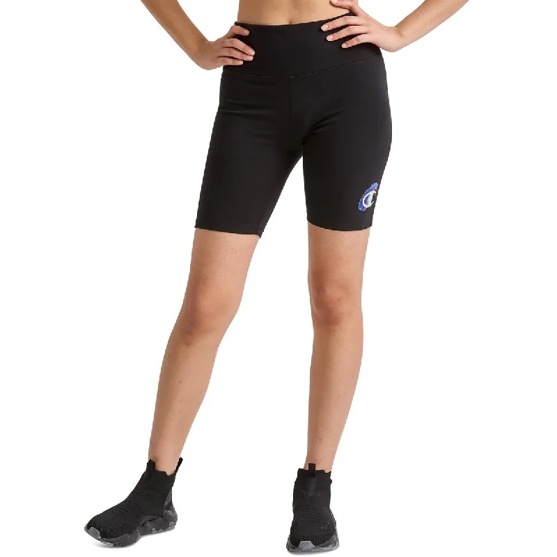 Champion Womens Plus High Rise Fitness Bike Short