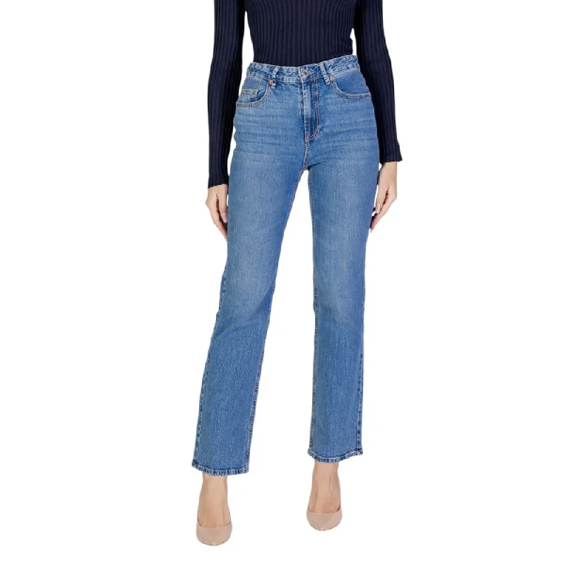 Vero Moda blue Cotton Jeans & Women's Pant