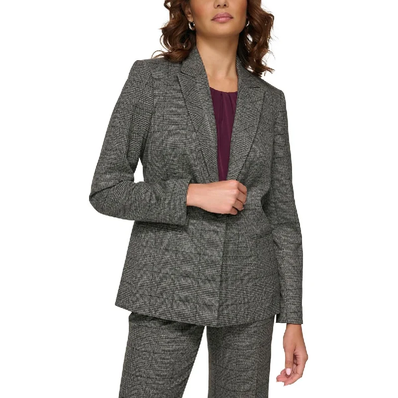 Calvin Klein Womens Petites Suit Separate Office One-Button Blazer