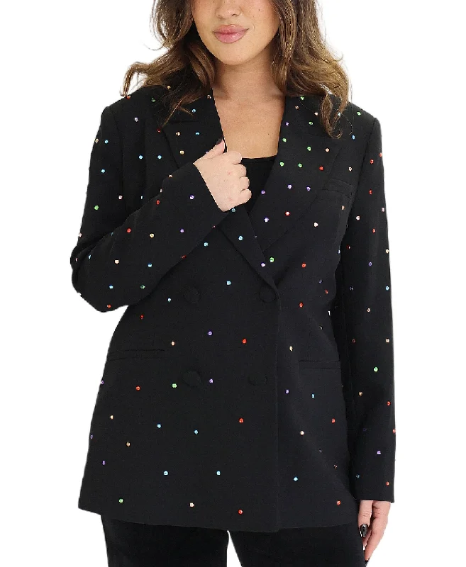 Multi Color Rhinestone Blazer