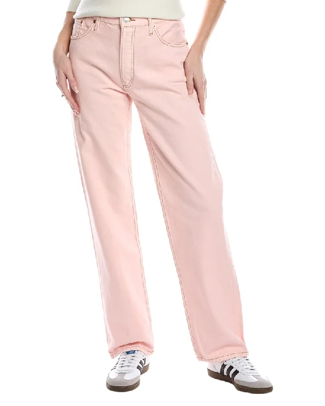 RE/DONE Loose Long Washed Pink Jean