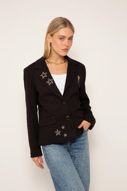 CPW Junie Rhinestone Star Blazer