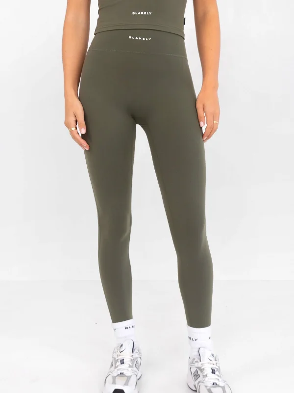 Ultimate Soft Leggings - Khaki Green