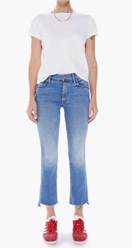 The Insider Crop Step Fray Jeans In Juicin