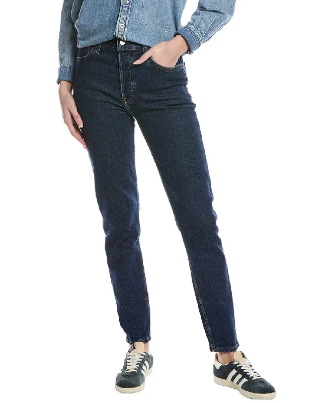 RE/DONE Dark Rinse High-Rise Skinny Jean