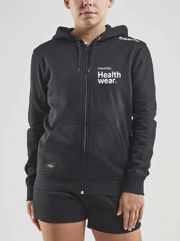 Womens Universal Healthwear Full Zip Hoody