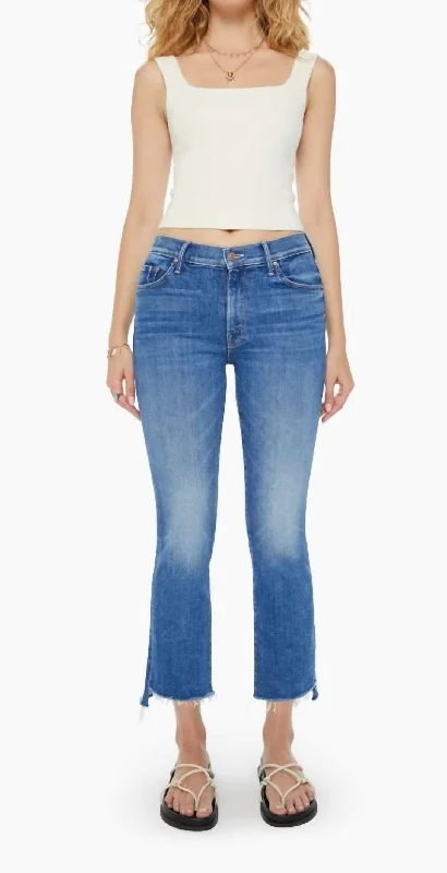 The Insider Crop Step Fray Jeans In Different Strokes