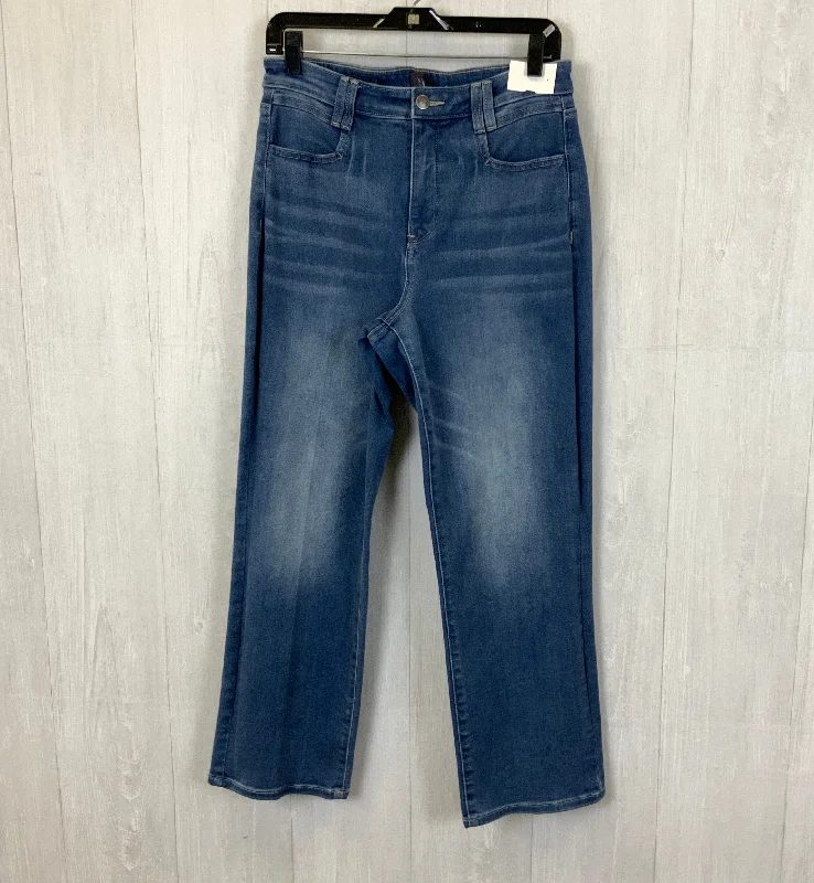 Jeans Straight By Not Your Daughters Jeans In Blue Denim, Size: 10