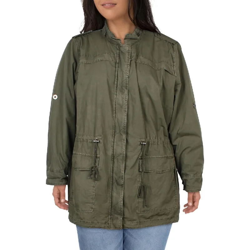 Levi's Womens Plus Lighweight Midi Parka Coat