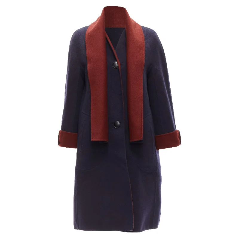 Loro Piana double faced cashmere Reversible coat