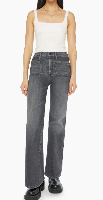 The Patch Pocket Twister Sneak Jeans In Up In Smoke