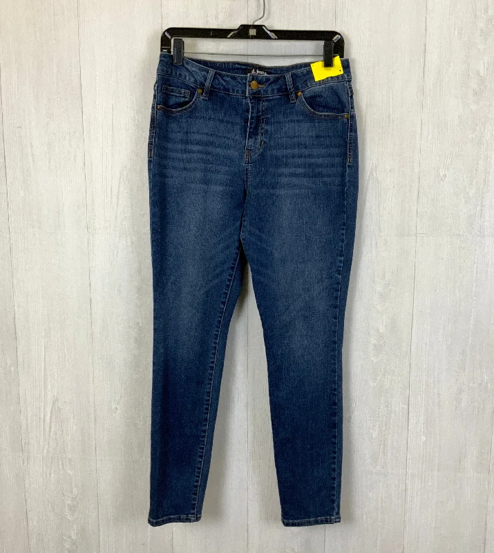 Jeans Skinny By D Jeans In Blue Denim, Size: 10