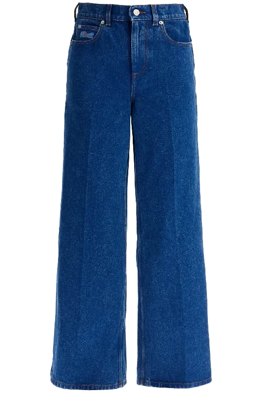 Marni Women's Wide Fla Leg Jeans With A