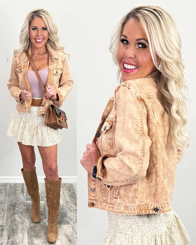 Mocha Washed Jacket