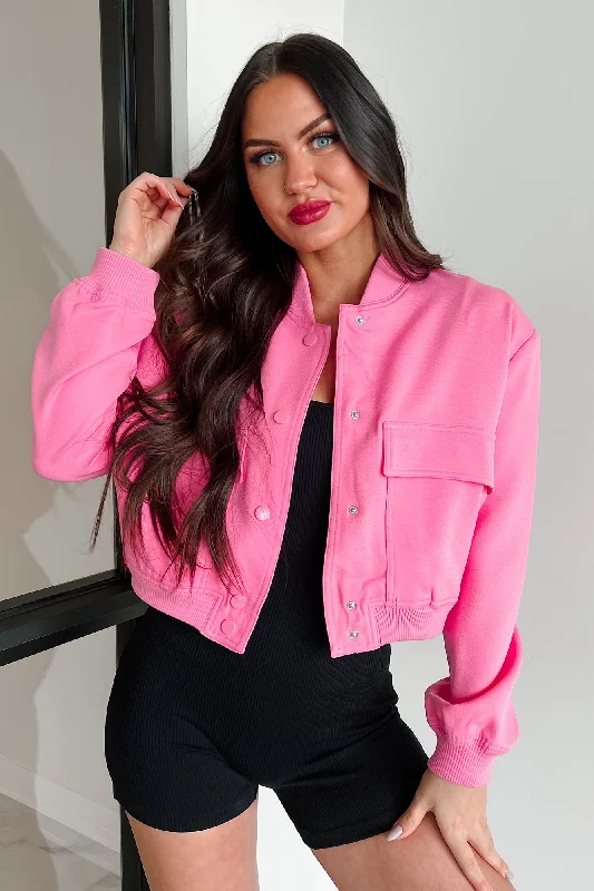 Make A Wish Bomber Jacket (Pink)