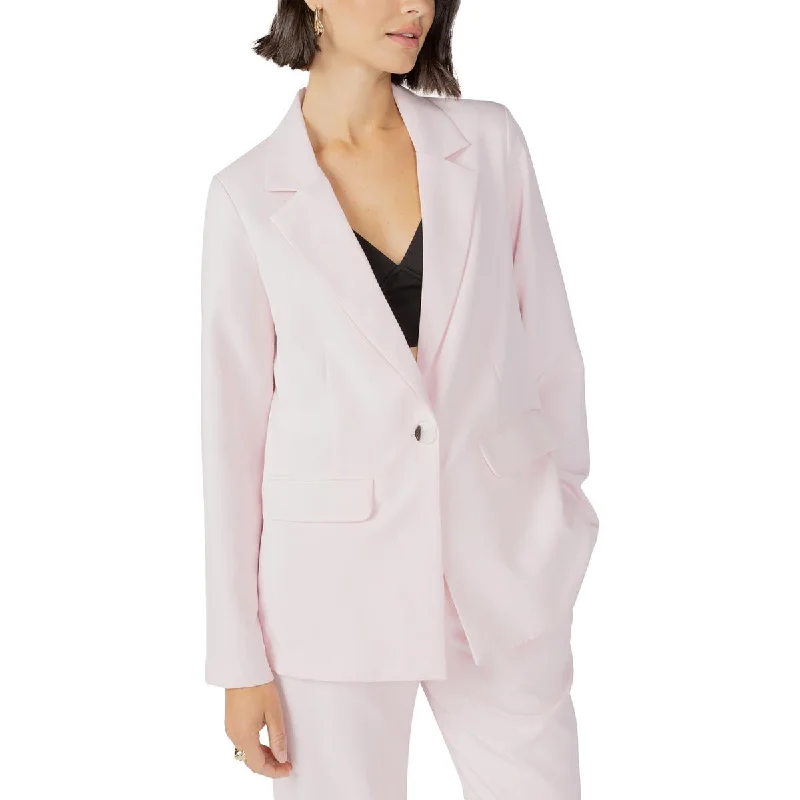 Sanctuary Womens Bryce Woven Suit Separate One-Button Blazer