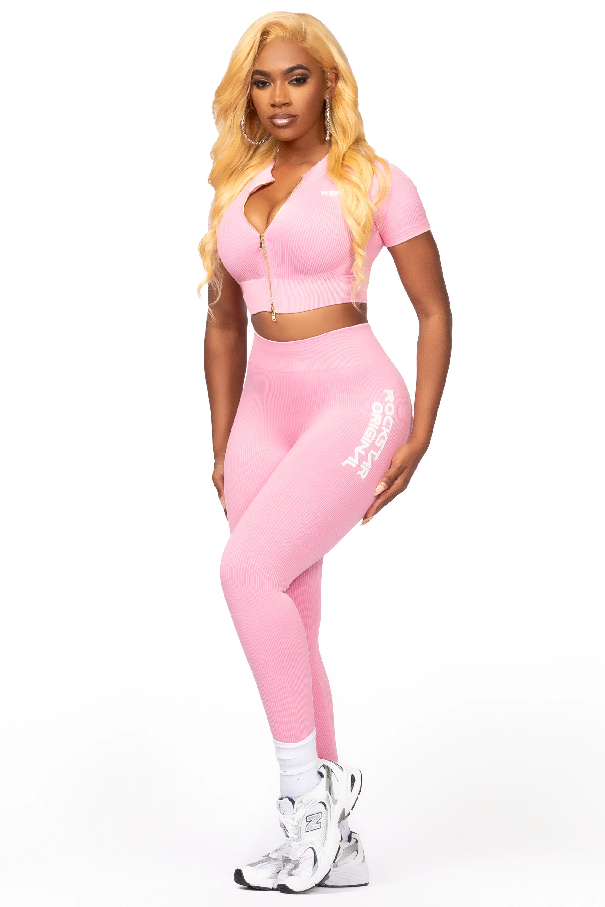 Tracee Pink Active Set