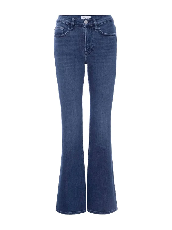 Le Pixie High Flare Jeans In Temple