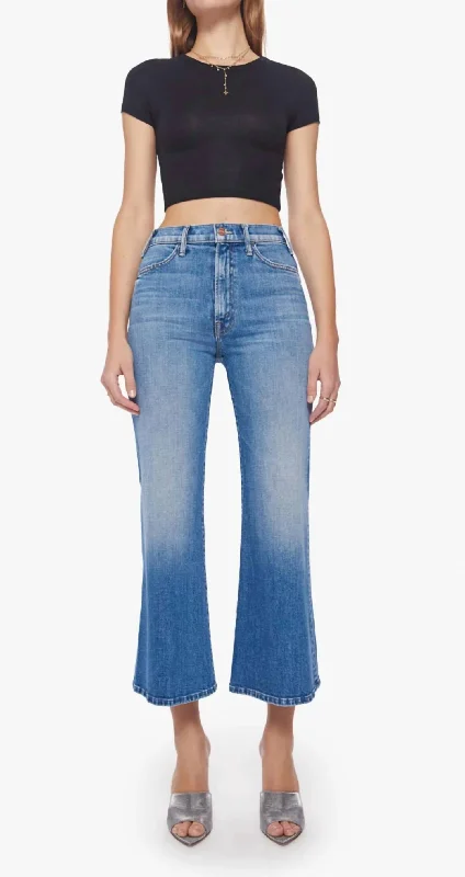 The Hustler Roller Ankle Jeans In High On The Hog